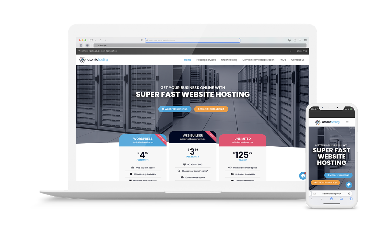 Hosting & Domains - website designer