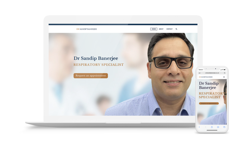 Services Website for Renowned Respiratory Doctor