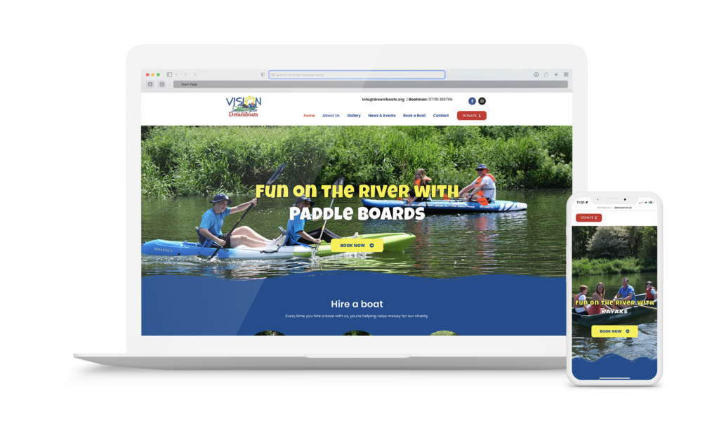 Local Charity Website Design