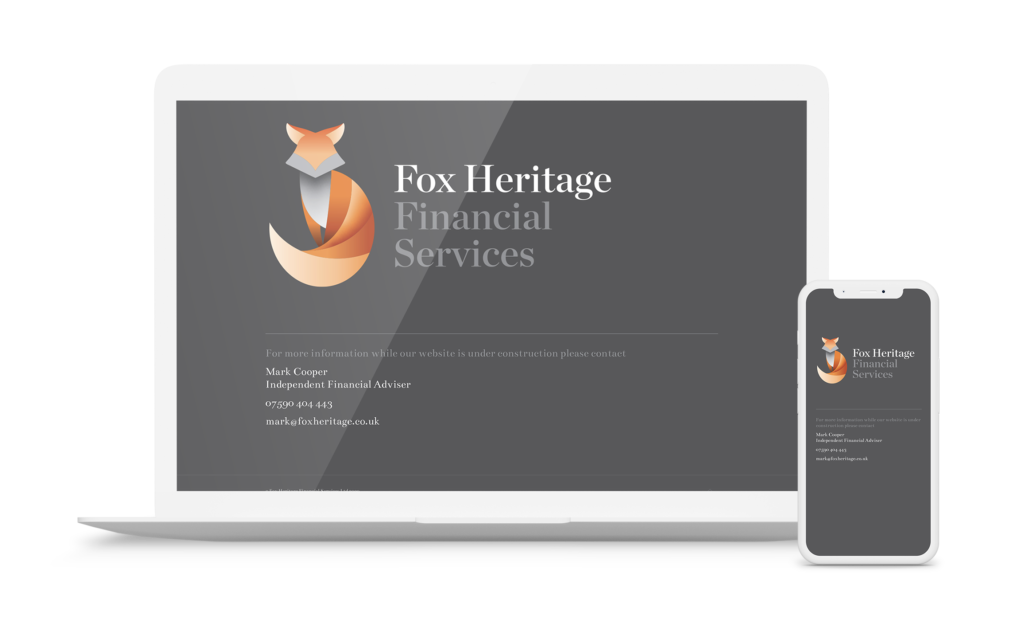 Financial Services Company Holding Page