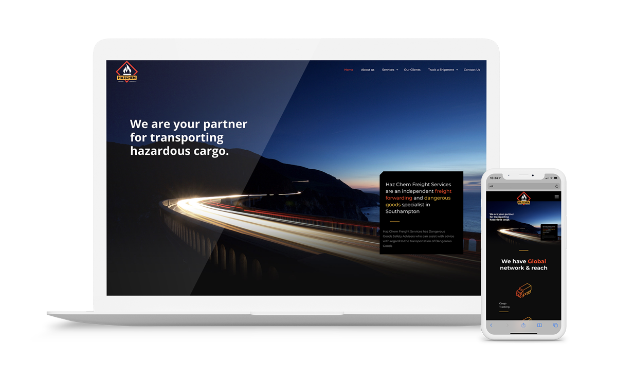 Hazchem Freight Website Design