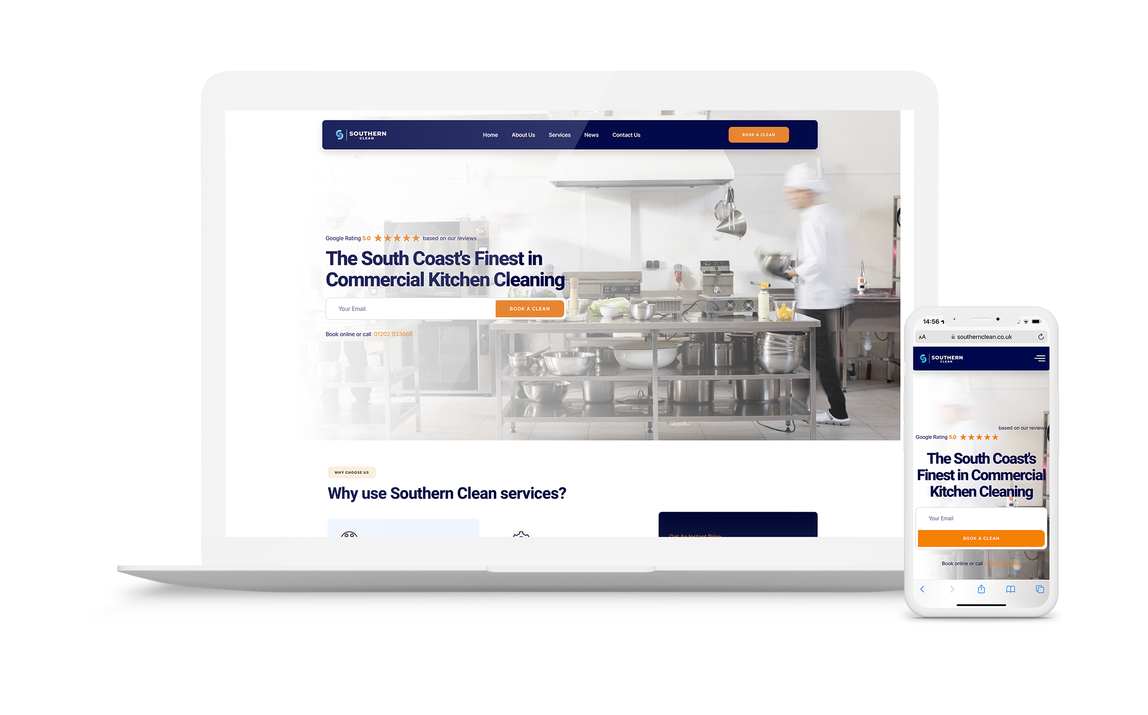 Southern Clean Branding & Website Design